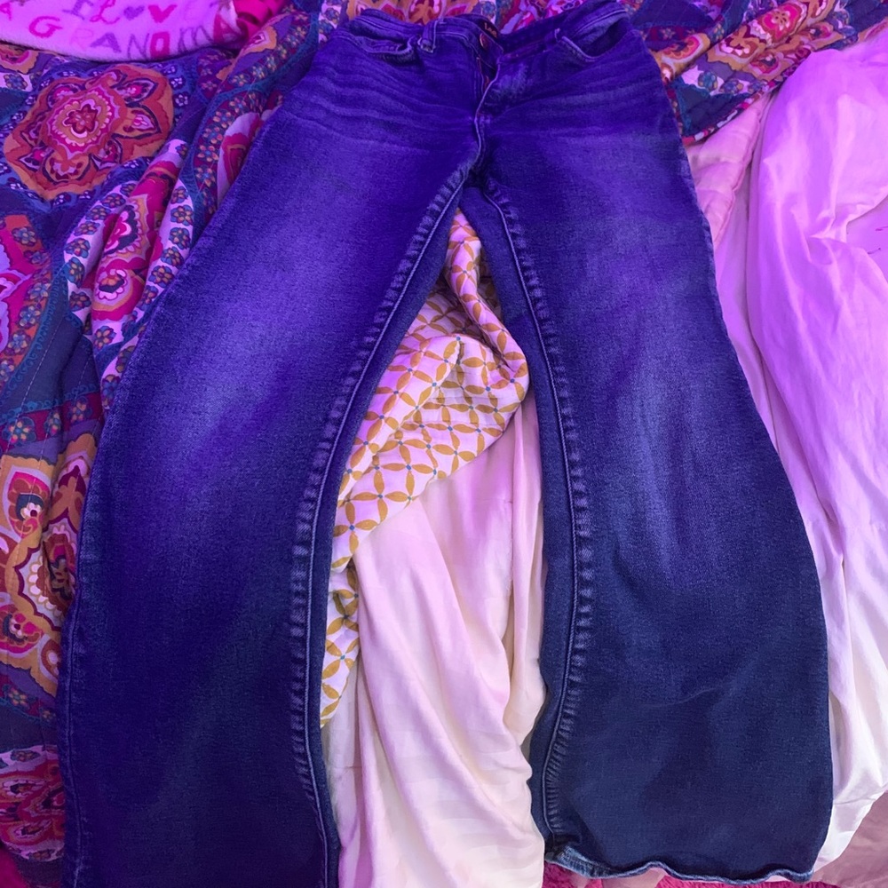 High wasted wide leg lee jeans